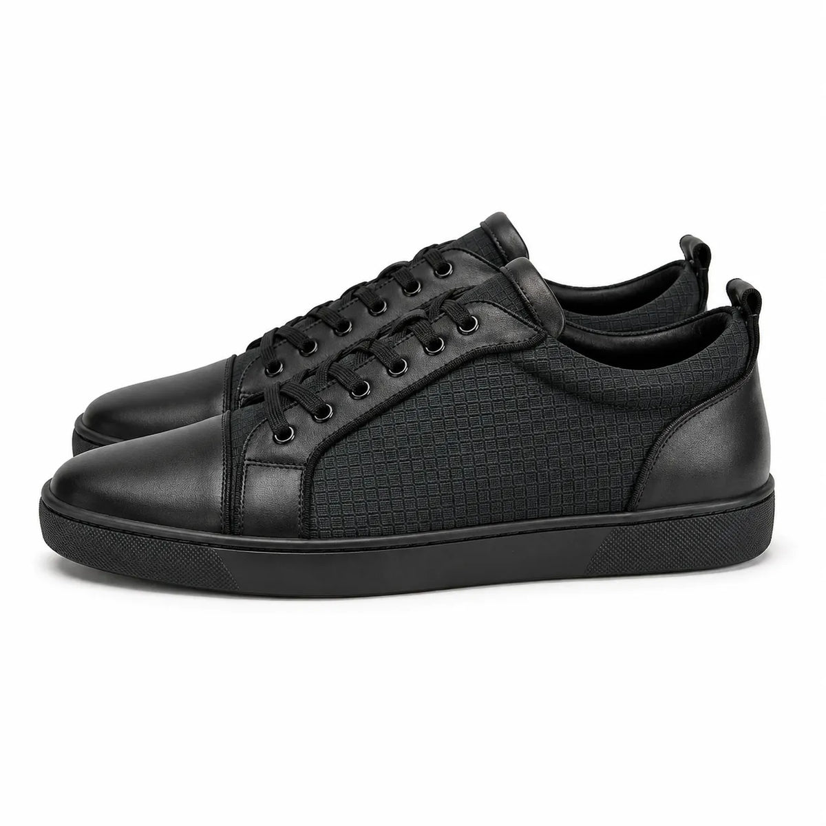 LOUB TRAINERS - BLACK / WHITE