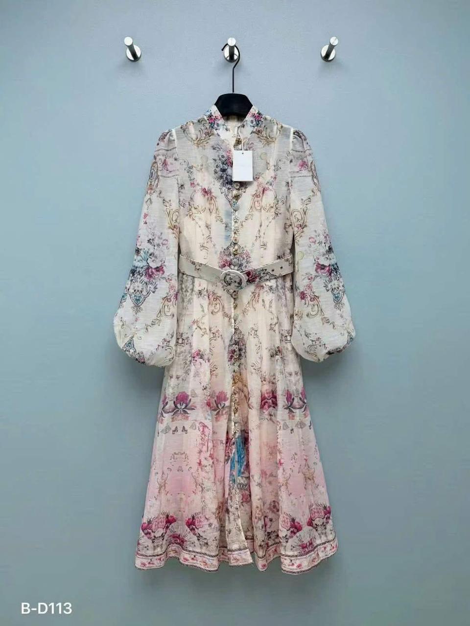 Moonlit Blossom Midi Dress