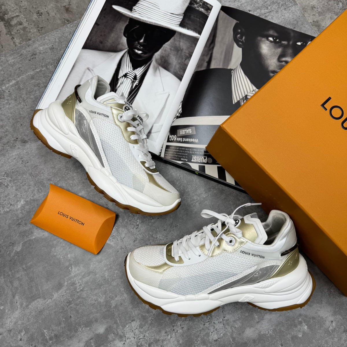 LVE - WOMENS TRAINER - GOLD/SILVER