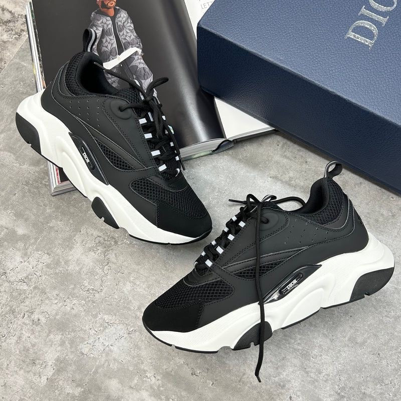 B22 - TRAINERS - BLACK/WHITE