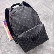 LVE MONOGRAM BACKPACK - BLACK / GREY