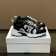 CD- CHRONO TRAINERS - BLACK/WHITE