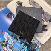 CD OBLIQUE WALLET - BLACK