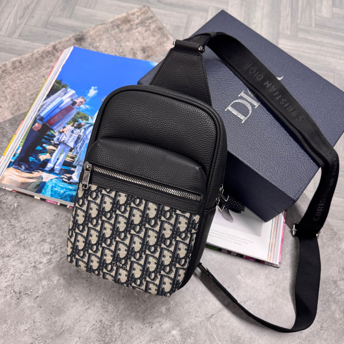 CD CROSSBODY SLING - CREAM