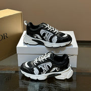 CD- CHRONO TRAINERS - BLACK/WHITE