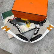 HMES - TRAINERS - BLACK/BEIGE