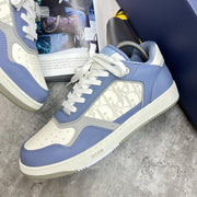 B27 - TRAINERS - LIGHT BLUE/WHITE