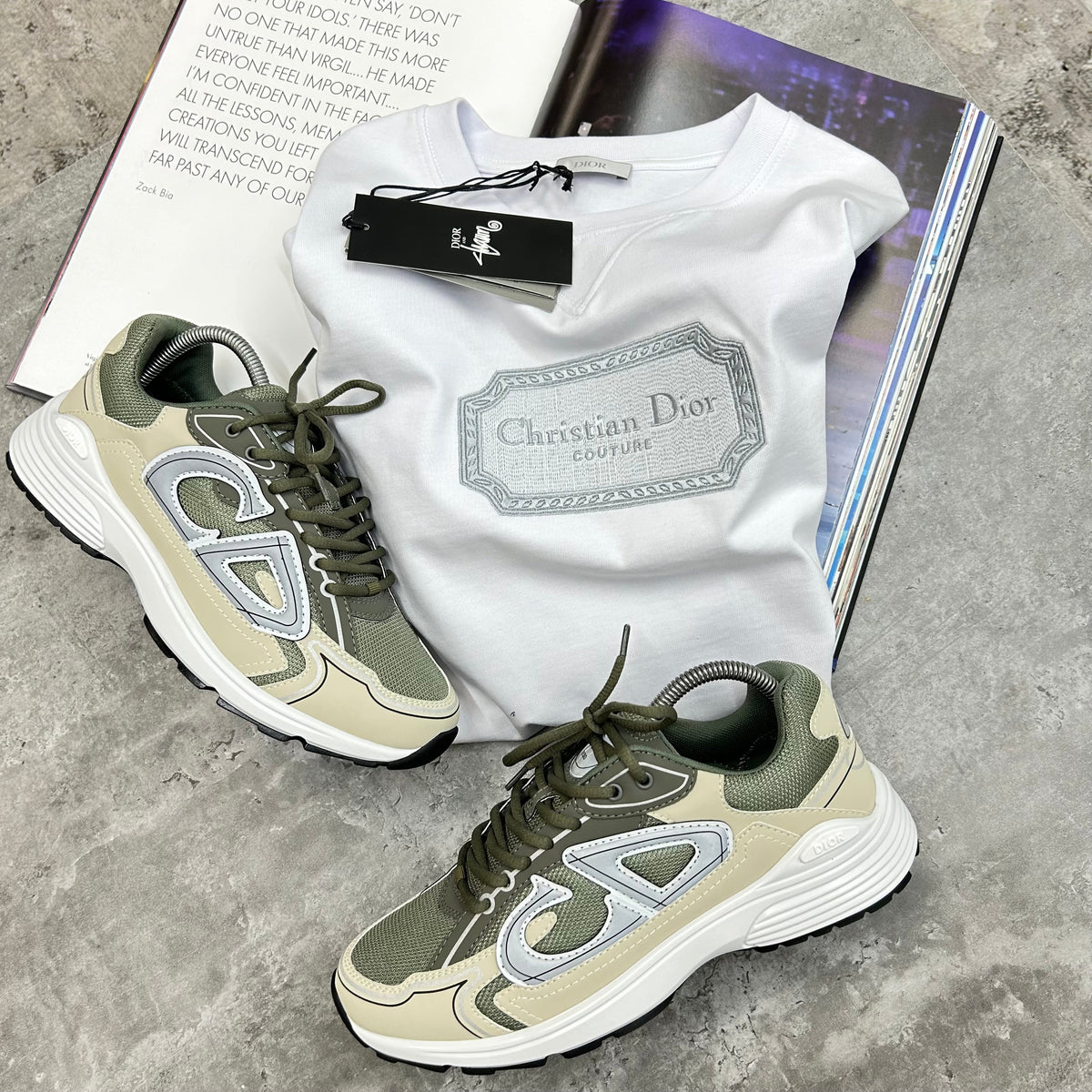 B30 - TRAINERS - OLIVE