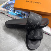 LVE - WATERFRONT MULES SLIDES - MONOGRAM