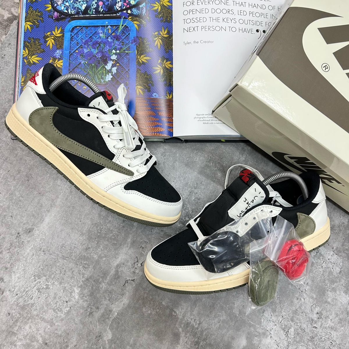 N X TS - AIR JORDAN 1 - OLIVE
