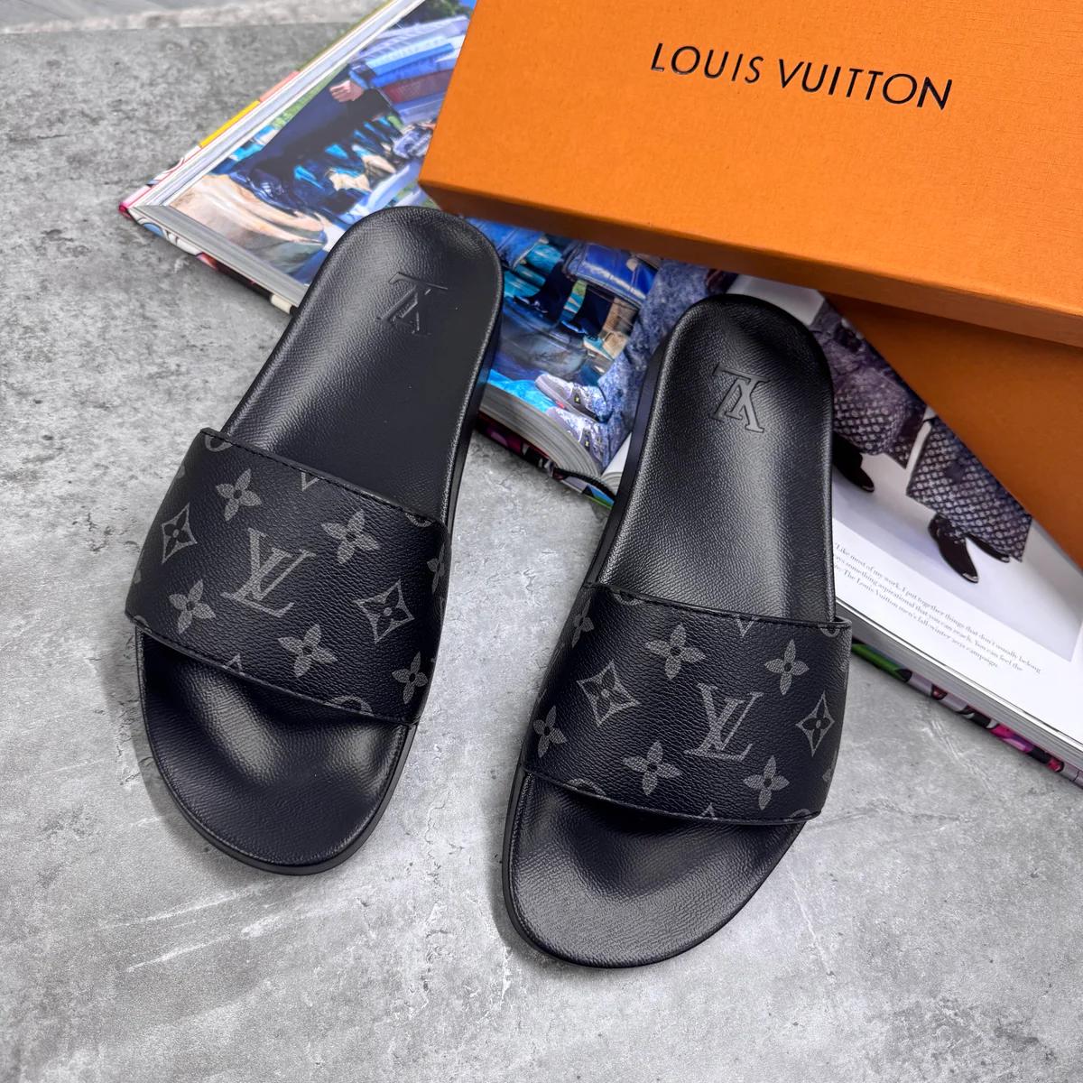 LVE - WATERFRONT MULES SLIDES - MONOGRAM