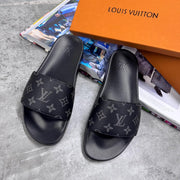 LVE - WATERFRONT MULES SLIDES - MONOGRAM
