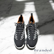 HMES - FLEX SLIP ON TRAINERS - BLACK