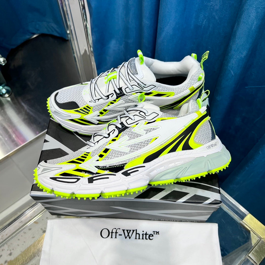 OW - TRAINERS - WHITE/LIME