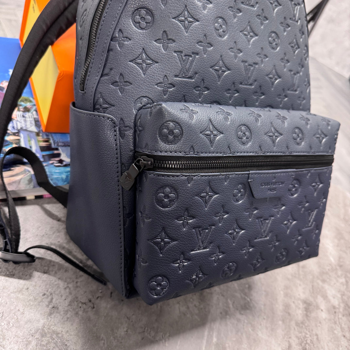 LVE MONOGRAM BACKPACK - NAVY