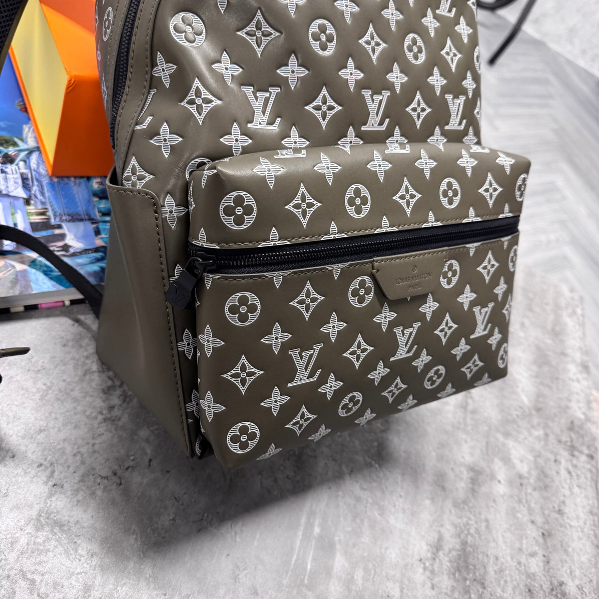 LVE MONOGRAM BACKPACK - KHAKI