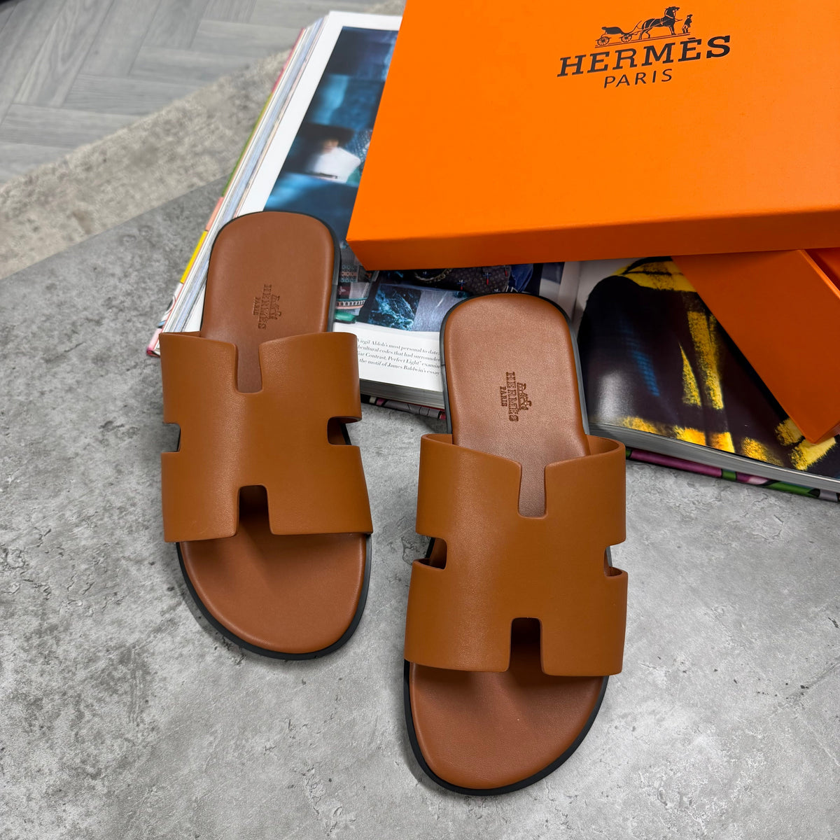 H SLIDES - TAN