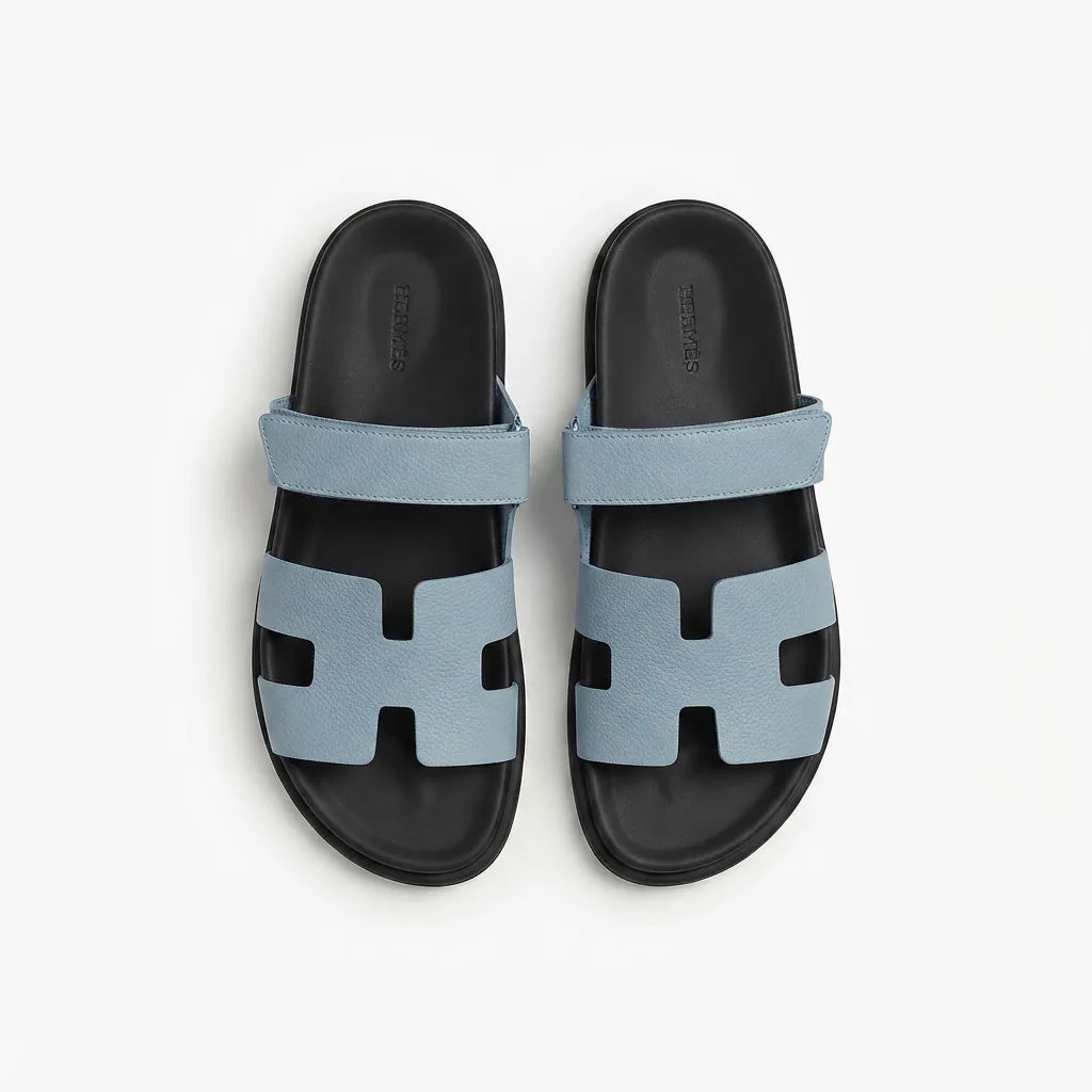H STRAP SLIDES - SKY BLUE