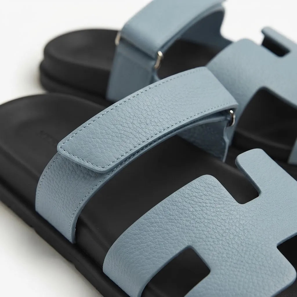 H STRAP SLIDES - SKY BLUE