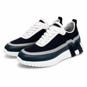 H TRAINERS - BLACK / BLUE