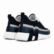 H TRAINERS - BLACK / BLUE