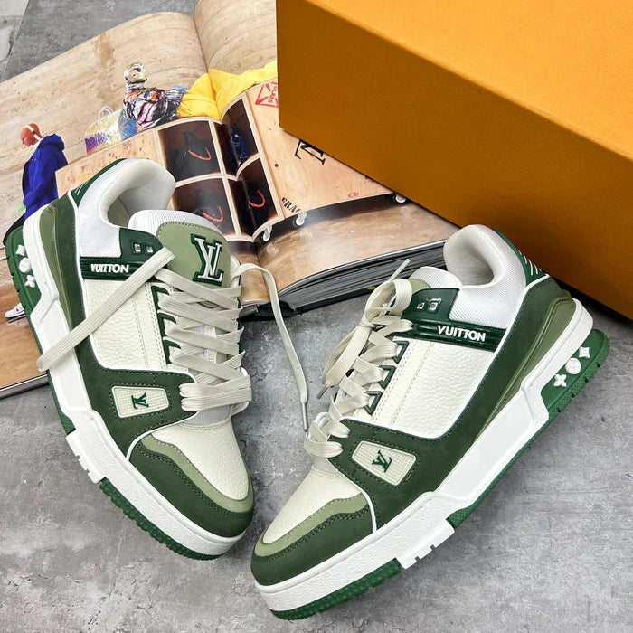 LVE TRAINERS - GREEN / WHITE