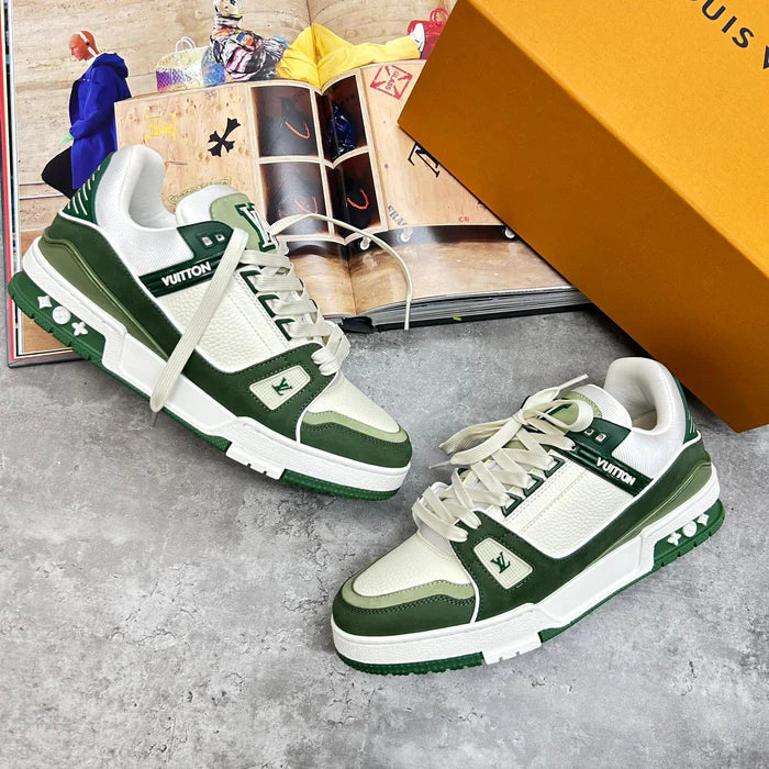 LVE TRAINERS - GREEN / WHITE