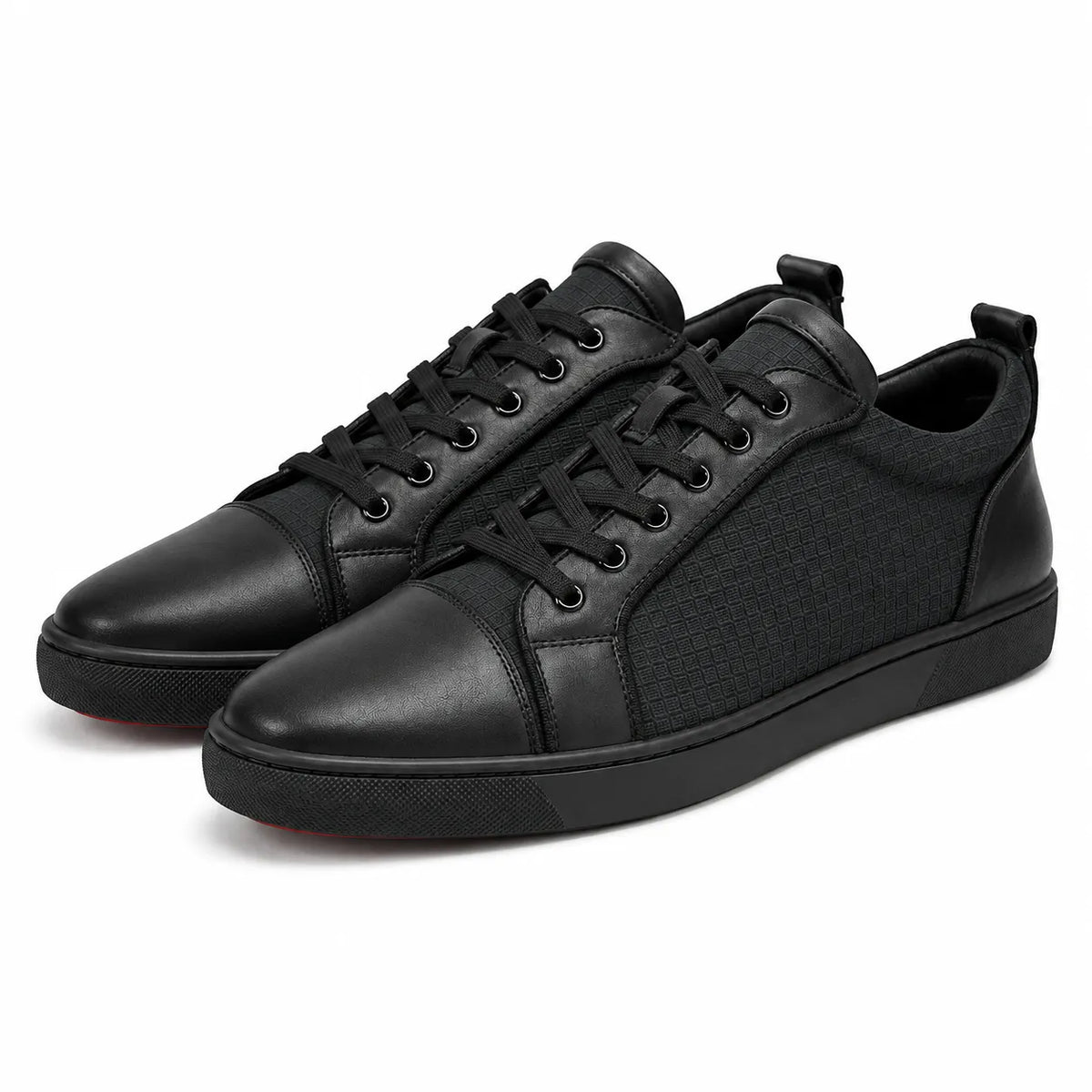 LOUB TRAINERS - BLACK / WHITE