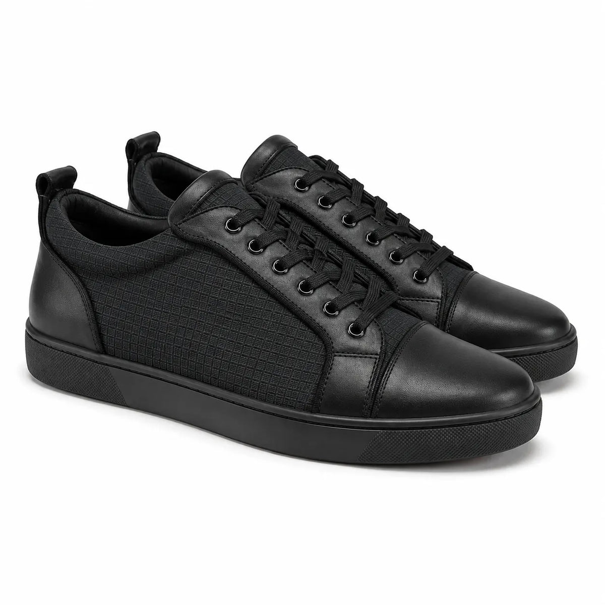LOUB TRAINERS - BLACK / WHITE
