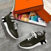 HMES - TRAINERS - MOSS GREEN