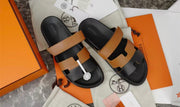 HMES - SLIDES - BROWN/BLACK
