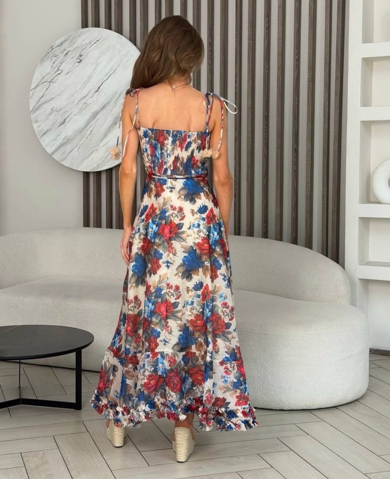 Midnight Bloom Maxi Dress