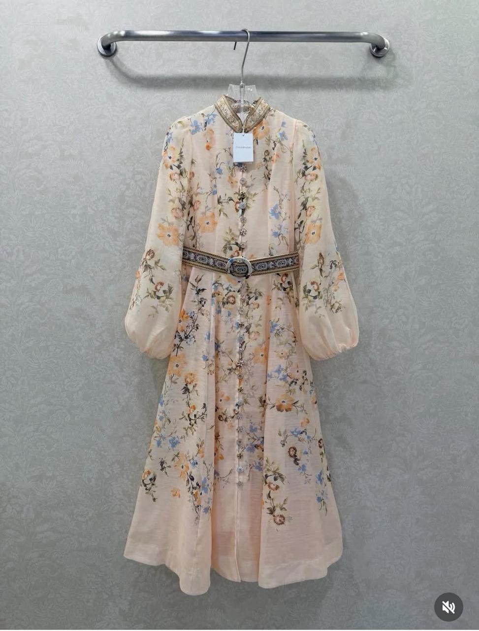 Moonlit Blossom Midi Dress