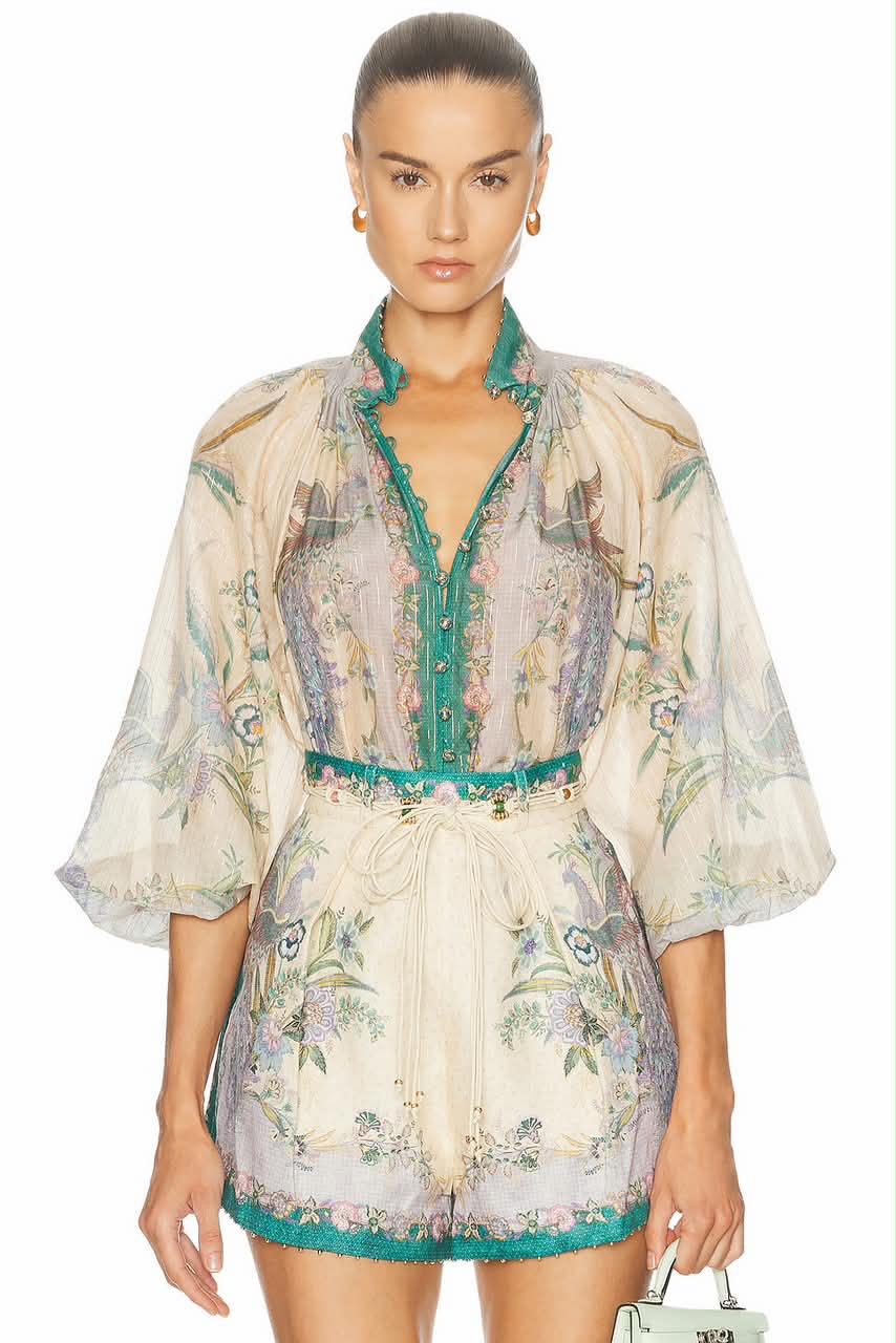Emerald Garden Romper