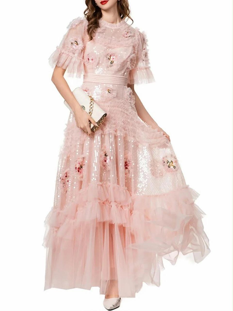Blush Enchantment Couture Gown